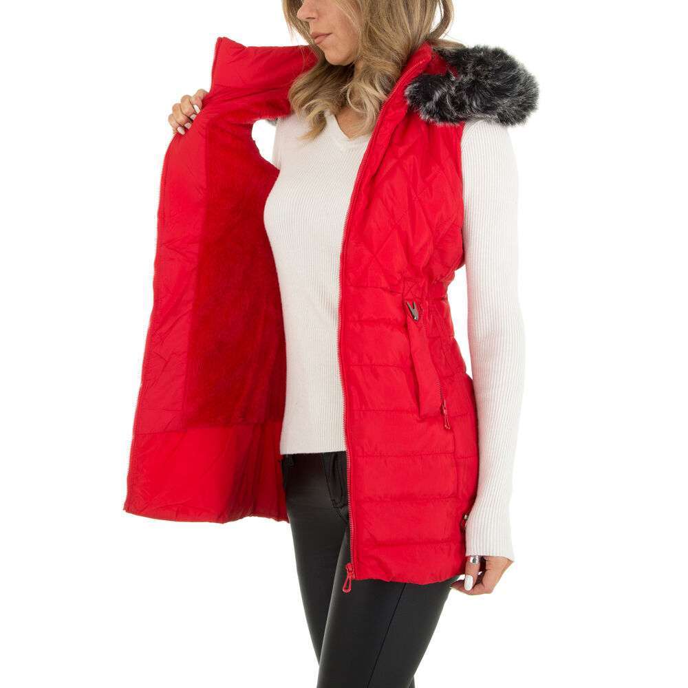 Jachetă de toamnă - primăvară pentru damă Weste marca Egret Style - roșu - image 5