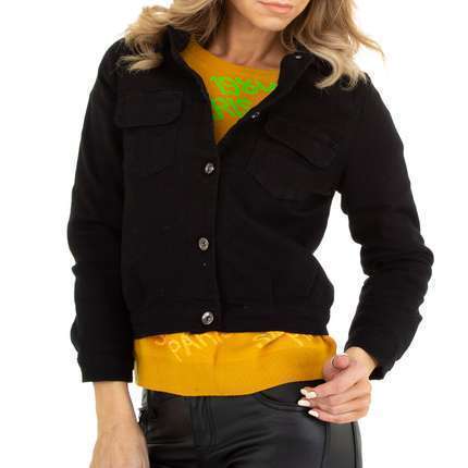 Damen Jeansjacke von M.Sara Gr. XL/42 - black