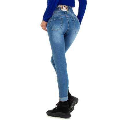 Damen High Waist Jeans von M.Sara - blue