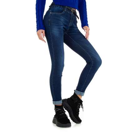 Damen High Waist Jeans von M.Sara - blue