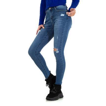 Damen High Waist Jeans von Miss Curry - blue