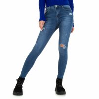 Damen High Waist Jeans von Miss Curry - blue