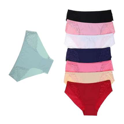 Damen Unterwsche beige, black, DK.blue, mint, pink, red, rose, white - 24 Stck