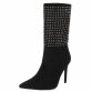 Damen High-Heel Stiefeletten - black
