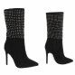 Damen High-Heel Stiefeletten - black