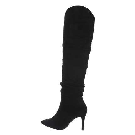 Damen Overknee-Stiefel - black