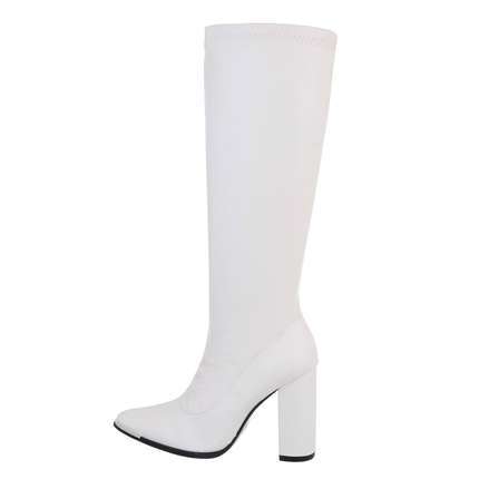 Damen Klassische Stiefel - white Gr. 36