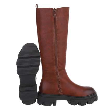 Damen Klassische Stiefel - camel Gr. 36