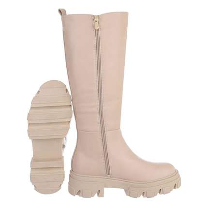 Damen Klassische Stiefel - cream