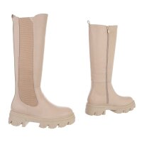 Damen Klassische Stiefel - cream - 12 Paar