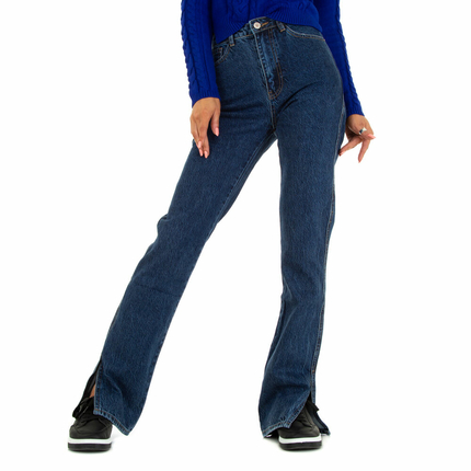 Damen Bootcut Jeans von Laulia - blue