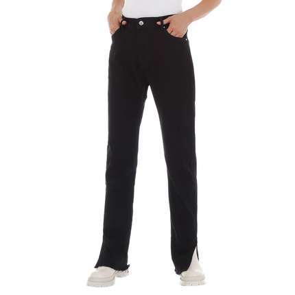 Damen Bootcut Jeans von Laulia Gr. L/40 - black