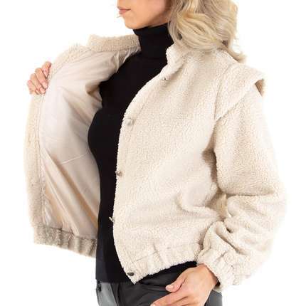 Damen bergangsjacke von White ICY - cream