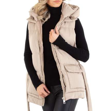 Damen bergangsjacke von White ICY - beige