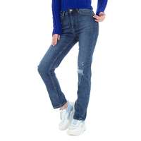 Damen High Waist Jeans von Laulia - blue