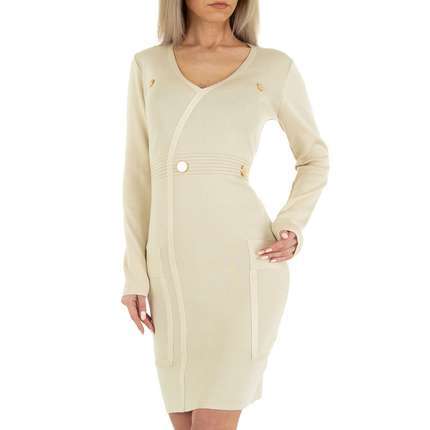 Damen Stretchkleid von EMMASH - cream