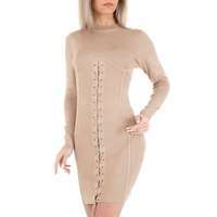 Damen Stretchkleid von EMMASH - beige