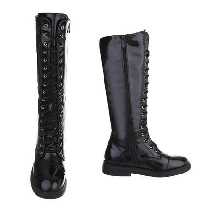 Damen Schnrstiefel - black