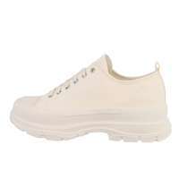 Damen Low-Sneakers - beige