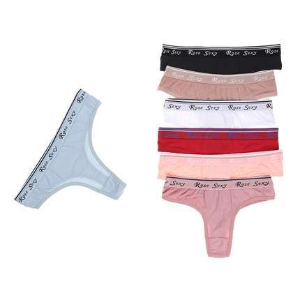 Damen Unterwsche apricot, beige, black, L.blue, red, rose, white - 24 Stck