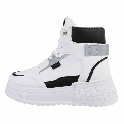 Damen High-Sneakers - whiteblack