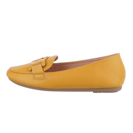 Damen Slipper - yellow