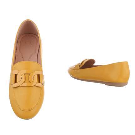 Damen Slipper - yellow