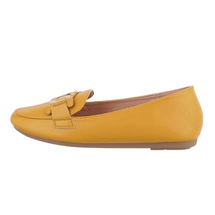 Damen Slipper - yellow Gr. 36