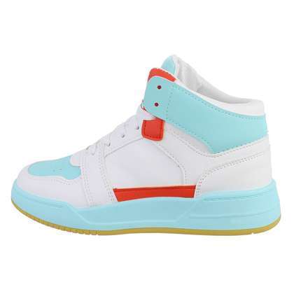 Damen High-Sneakers - bluered Gr. 36