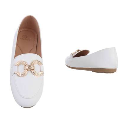 Damen Slipper - white