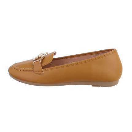 Damen Slipper - camel