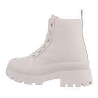 Damen Schnrstiefeletten - beige
