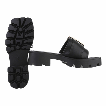 Damen Pantoletten - black