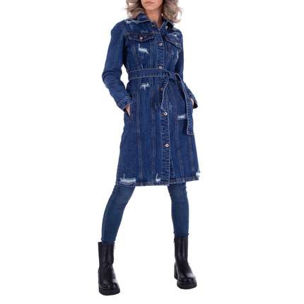 Damen Jeans Mantel von  Laulia - blue