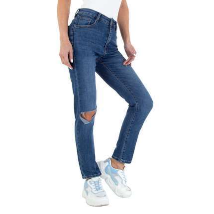 Damen Straight Leg Jeans von Laulia - blue