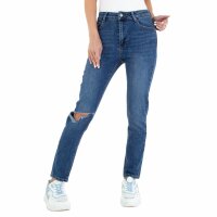 Damen Straight Leg Jeans von Laulia - blue