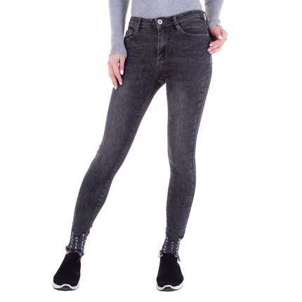 Damen Skinny Jeans von Laulia - DK.grey