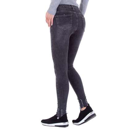 Damen Skinny Jeans von Laulia - DK.grey