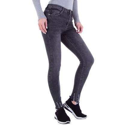 Damen Skinny Jeans von Laulia - DK.grey