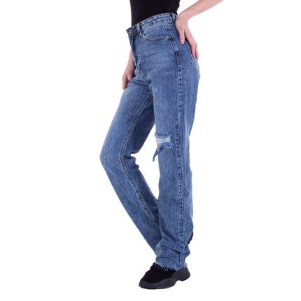 Damen Straight Leg Jeans von Laulia - blue