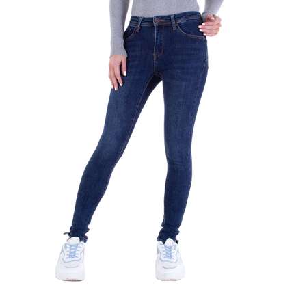 Damen Skinny Jeans von Laulia Gr. XXS/32 - DK.blue