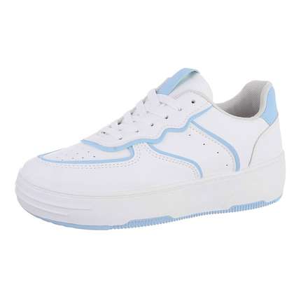 Damen Low-Sneakers - whiteblue Gr. 37