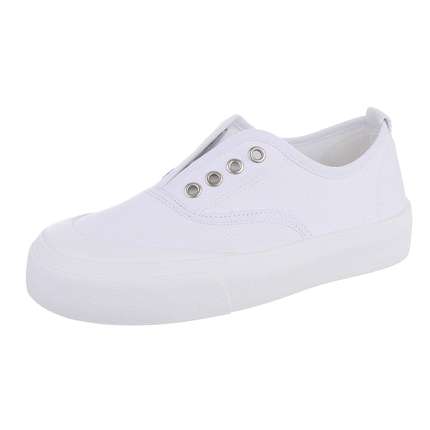Damen Low-Sneakers - allwhite Gr. 36