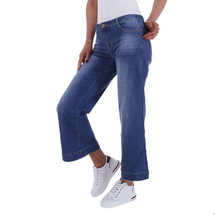 Damen Bootcut Jeans von Gollop - blue