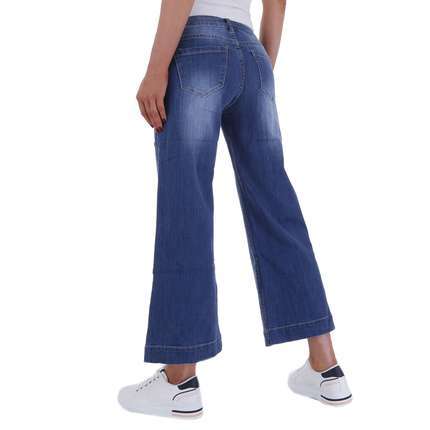 Damen Bootcut Jeans von Gollop - blue