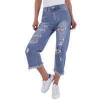 Damen Bootcut Jeans von Gollop - blue