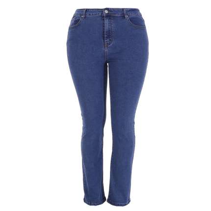 Damen High Waist Jeans von Gallop Gr. XXS/32 - blue