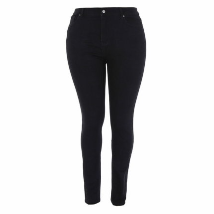 Damen High Waist Jeans von Gallop - black