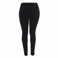 Damen High Waist Jeans von Gallop - black