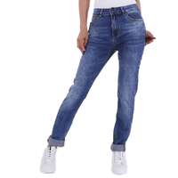 Damen High Waist Jeans von Gallop - blue